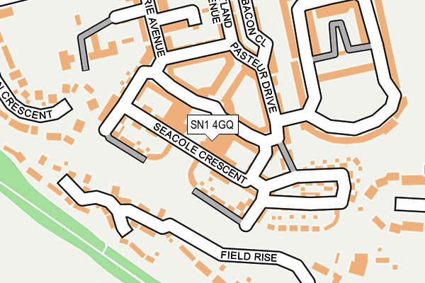 SN1 4GQ map - OS OpenMap – Local (Ordnance Survey) SN1 4GQ map - OS OpenMap – Local (Ordnance Survey)