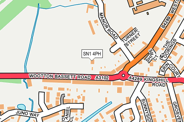SN1 4PH map - OS OpenMap – Local (Ordnance Survey) SN1 4PH map - OS OpenMap – Local (Ordnance Survey)