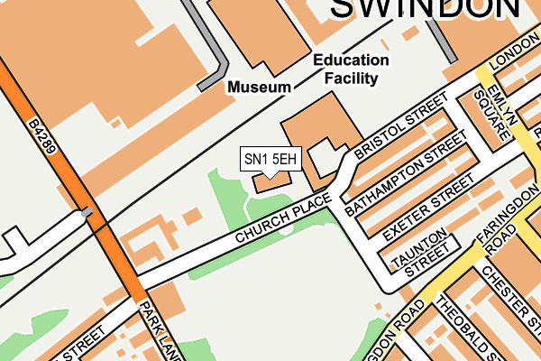 SN1 5EH map - OS OpenMap – Local (Ordnance Survey) SN1 5EH map - OS OpenMap – Local (Ordnance Survey)
