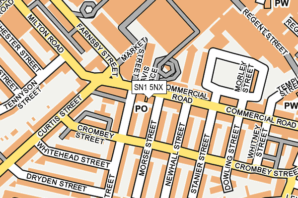 SN1 5NX map - OS OpenMap – Local (Ordnance Survey)
