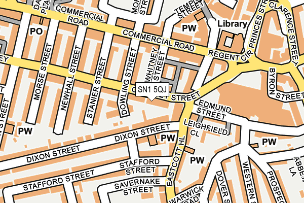 SN1 5QJ map - OS OpenMap – Local (Ordnance Survey) SN1 5QJ map - OS OpenMap – Local (Ordnance Survey)