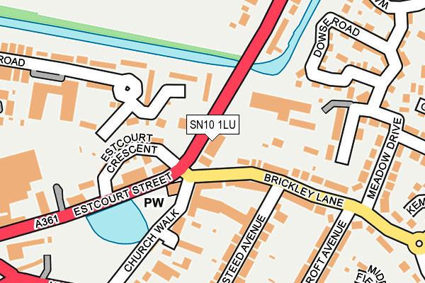 SN10 1LU map - OS OpenMap – Local (Ordnance Survey) SN10 1LU map - OS OpenMap – Local (Ordnance Survey)