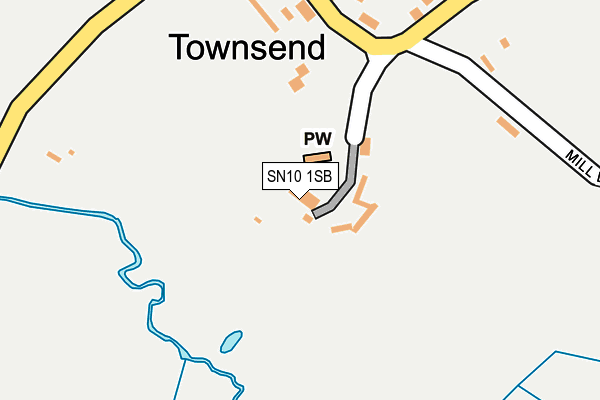 SN10 1SB map - OS OpenMap – Local (Ordnance Survey) SN10 1SB map - OS OpenMap – Local (Ordnance Survey)