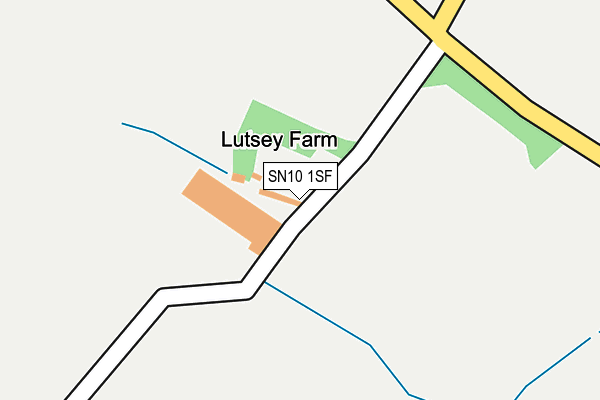 SN10 1SF map - OS OpenMap – Local (Ordnance Survey) SN10 1SF map - OS OpenMap – Local (Ordnance Survey)