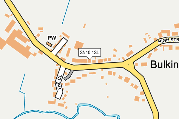 SN10 1SL map - OS OpenMap – Local (Ordnance Survey) SN10 1SL map - OS OpenMap – Local (Ordnance Survey)