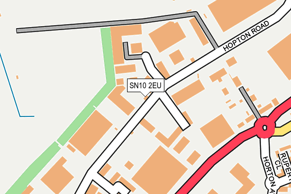 SN10 2EU map - OS OpenMap – Local (Ordnance Survey) SN10 2EU map - OS OpenMap – Local (Ordnance Survey)