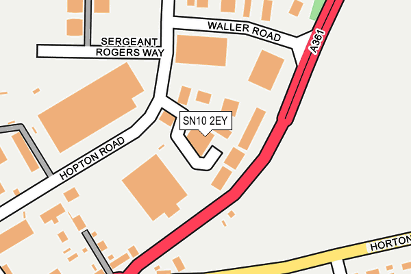 SN10 2EY map - OS OpenMap – Local (Ordnance Survey) SN10 2EY map - OS OpenMap – Local (Ordnance Survey)
