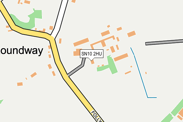 SN10 2HU map - OS OpenMap – Local (Ordnance Survey) SN10 2HU map - OS OpenMap – Local (Ordnance Survey)