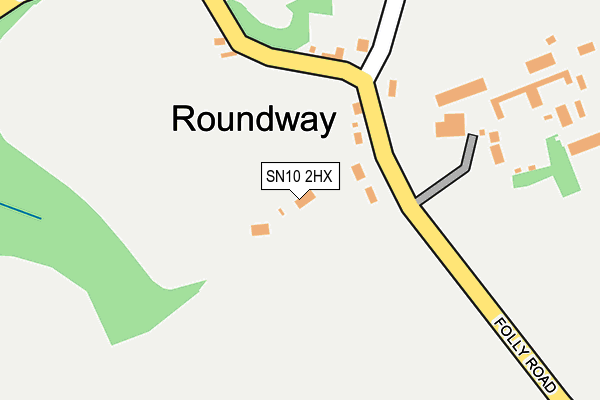 SN10 2HX map - OS OpenMap – Local (Ordnance Survey) SN10 2HX map - OS OpenMap – Local (Ordnance Survey)