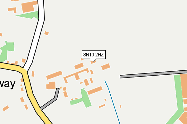 SN10 2HZ map - OS OpenMap – Local (Ordnance Survey) SN10 2HZ map - OS OpenMap – Local (Ordnance Survey)