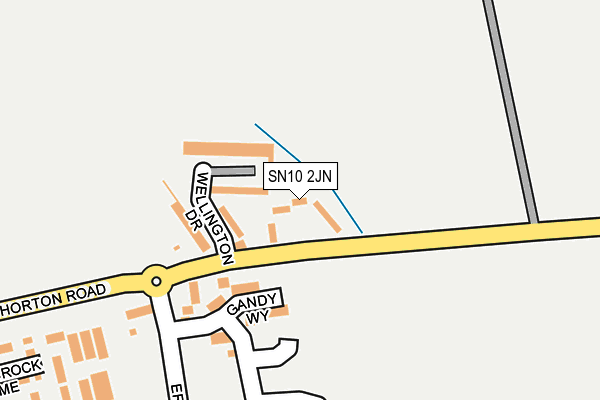 SN10 2JN map - OS OpenMap – Local (Ordnance Survey) SN10 2JN map - OS OpenMap – Local (Ordnance Survey)