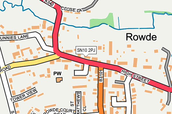 SN10 2PJ map - OS OpenMap – Local (Ordnance Survey) SN10 2PJ map - OS OpenMap – Local (Ordnance Survey)