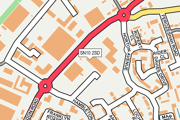 SN10 2SD map - OS OpenMap – Local (Ordnance Survey) SN10 2SD map - OS OpenMap – Local (Ordnance Survey)