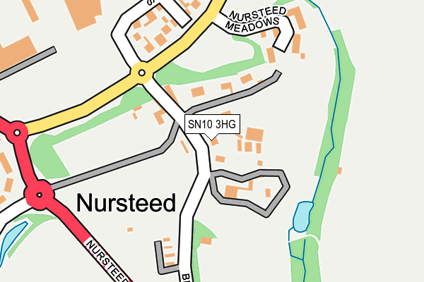 SN10 3HG map - OS OpenMap – Local (Ordnance Survey) SN10 3HG map - OS OpenMap – Local (Ordnance Survey)