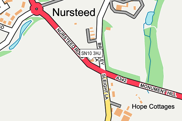 SN10 3HJ map - OS OpenMap – Local (Ordnance Survey) SN10 3HJ map - OS OpenMap – Local (Ordnance Survey)