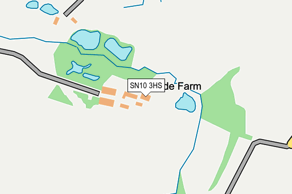 SN10 3HS map - OS OpenMap – Local (Ordnance Survey) SN10 3HS map - OS OpenMap – Local (Ordnance Survey)