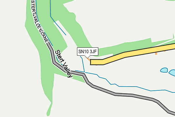 SN10 3JF map - OS OpenMap – Local (Ordnance Survey) SN10 3JF map - OS OpenMap – Local (Ordnance Survey)