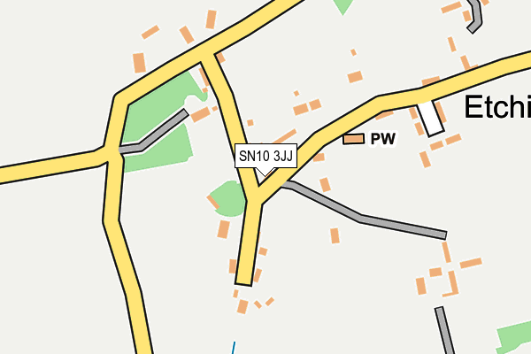 SN10 3JJ map - OS OpenMap – Local (Ordnance Survey) SN10 3JJ map - OS OpenMap – Local (Ordnance Survey)