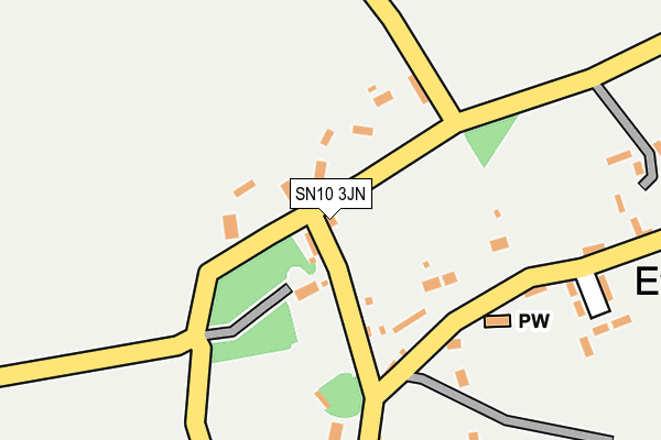 SN10 3JN map - OS OpenMap – Local (Ordnance Survey) SN10 3JN map - OS OpenMap – Local (Ordnance Survey)