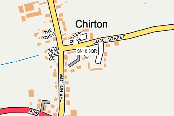 SN10 3QR map - OS OpenMap – Local (Ordnance Survey) SN10 3QR map - OS OpenMap – Local (Ordnance Survey)