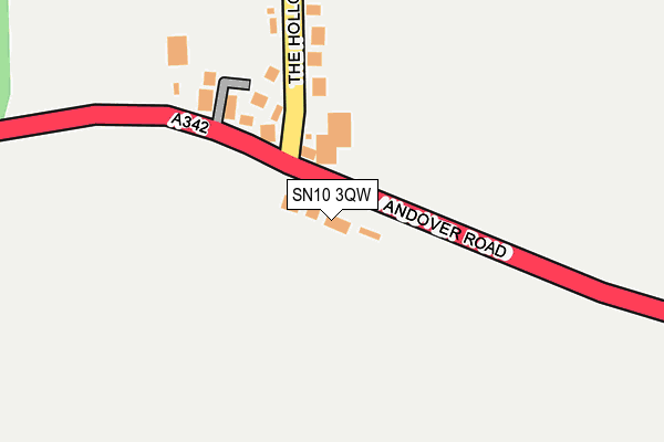 SN10 3QW map - OS OpenMap – Local (Ordnance Survey) SN10 3QW map - OS OpenMap – Local (Ordnance Survey)