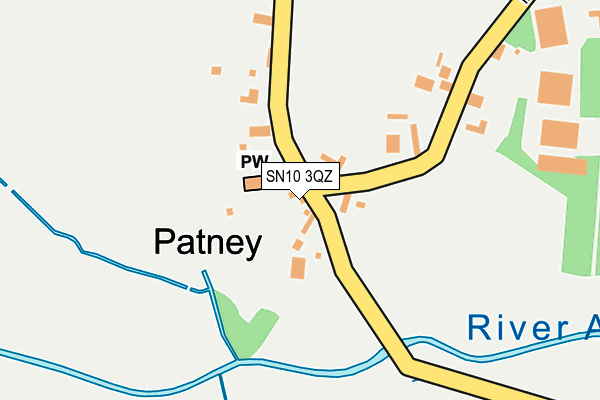 SN10 3QZ map - OS OpenMap – Local (Ordnance Survey) SN10 3QZ map - OS OpenMap – Local (Ordnance Survey)
