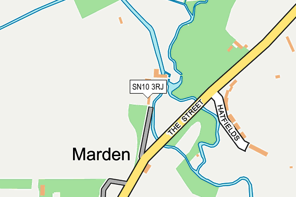 SN10 3RJ map - OS OpenMap – Local (Ordnance Survey) SN10 3RJ map - OS OpenMap – Local (Ordnance Survey)