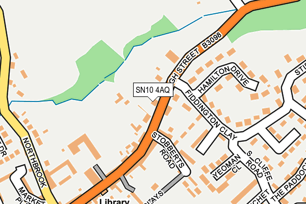 SN10 4AQ map - OS OpenMap – Local (Ordnance Survey) SN10 4AQ map - OS OpenMap – Local (Ordnance Survey)
