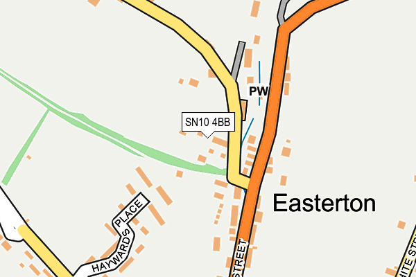 SN10 4BB map - OS OpenMap – Local (Ordnance Survey) SN10 4BB map - OS OpenMap – Local (Ordnance Survey)
