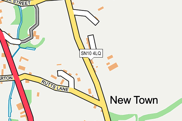 SN10 4LQ map - OS OpenMap – Local (Ordnance Survey) SN10 4LQ map - OS OpenMap – Local (Ordnance Survey)