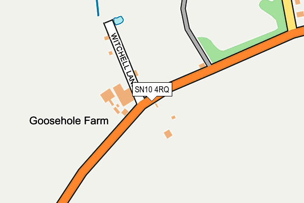 SN10 4RQ map - OS OpenMap – Local (Ordnance Survey) SN10 4RQ map - OS OpenMap – Local (Ordnance Survey)