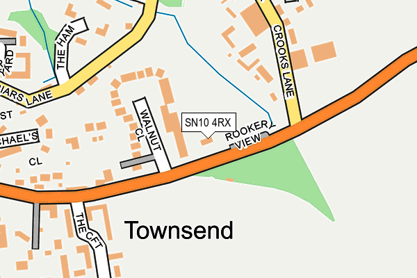 SN10 4RX map - OS OpenMap – Local (Ordnance Survey) SN10 4RX map - OS OpenMap – Local (Ordnance Survey)