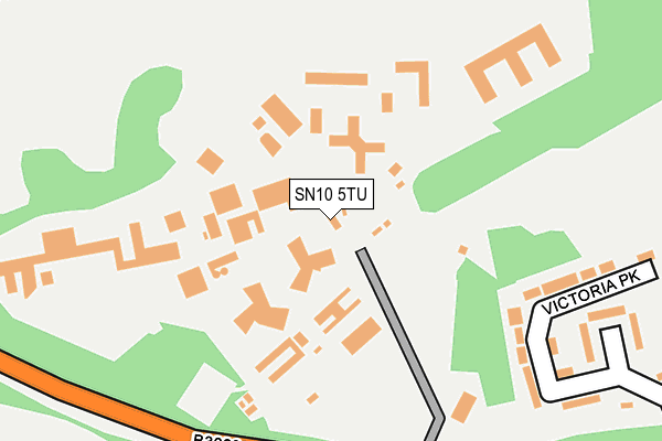 SN10 5TU map - OS OpenMap – Local (Ordnance Survey) SN10 5TU map - OS OpenMap – Local (Ordnance Survey)