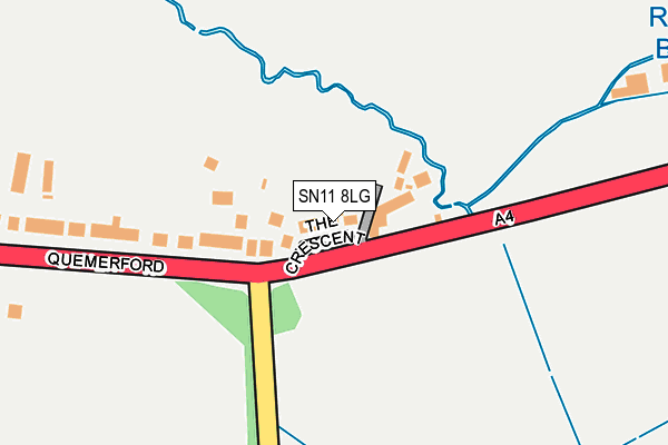 SN11 8LG map - OS OpenMap – Local (Ordnance Survey) SN11 8LG map - OS OpenMap – Local (Ordnance Survey)