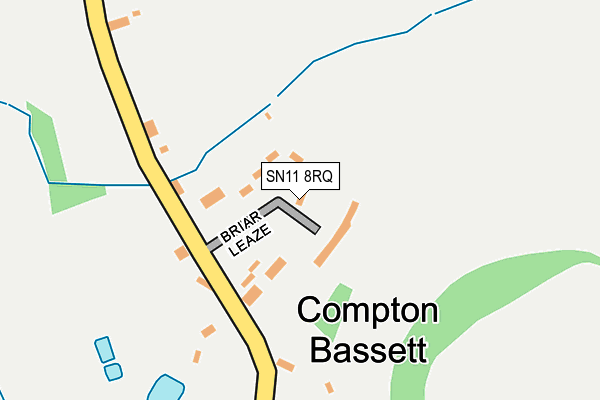 SN11 8RQ map - OS OpenMap – Local (Ordnance Survey) SN11 8RQ map - OS OpenMap – Local (Ordnance Survey)