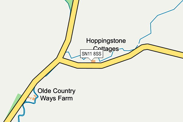 SN11 8SS map - OS OpenMap – Local (Ordnance Survey) SN11 8SS map - OS OpenMap – Local (Ordnance Survey)
