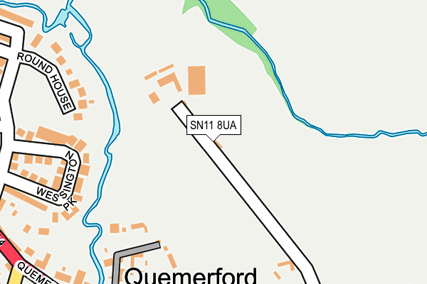 SN11 8UA map - OS OpenMap – Local (Ordnance Survey) SN11 8UA map - OS OpenMap – Local (Ordnance Survey)