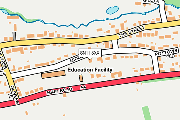 SN11 8XX map - OS OpenMap – Local (Ordnance Survey) SN11 8XX map - OS OpenMap – Local (Ordnance Survey)