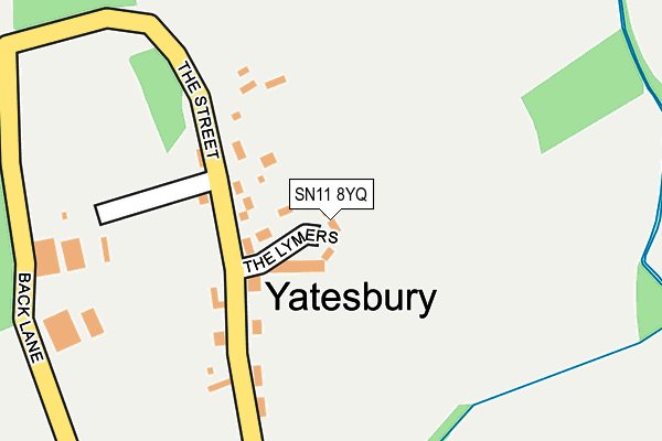 SN11 8YQ map - OS OpenMap – Local (Ordnance Survey) SN11 8YQ map - OS OpenMap – Local (Ordnance Survey)