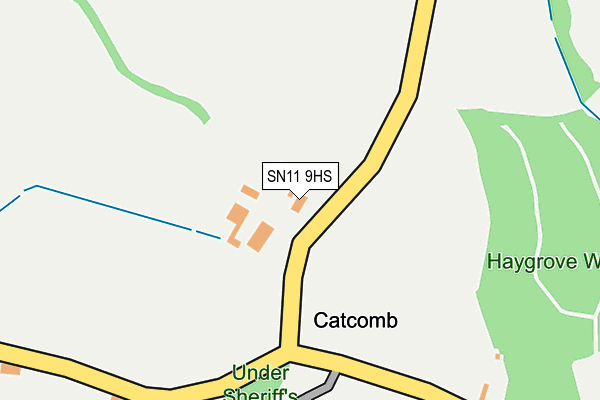 SN11 9HS map - OS OpenMap – Local (Ordnance Survey) SN11 9HS map - OS OpenMap – Local (Ordnance Survey)