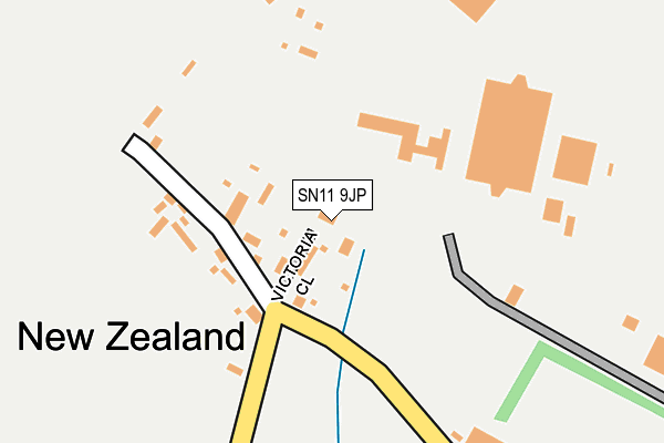 SN11 9JP map - OS OpenMap – Local (Ordnance Survey)