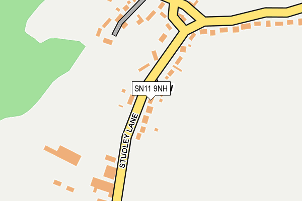 SN11 9NH map - OS OpenMap – Local (Ordnance Survey) SN11 9NH map - OS OpenMap – Local (Ordnance Survey)