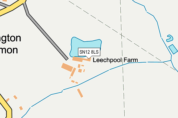 SN12 8LS map - OS OpenMap – Local (Ordnance Survey) SN12 8LS map - OS OpenMap – Local (Ordnance Survey)
