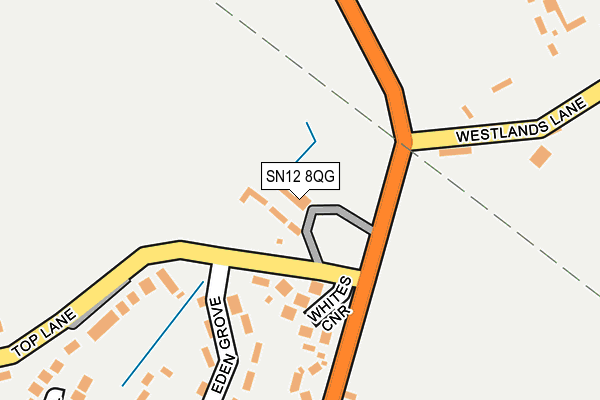 SN12 8QG map - OS OpenMap – Local (Ordnance Survey) SN12 8QG map - OS OpenMap – Local (Ordnance Survey)