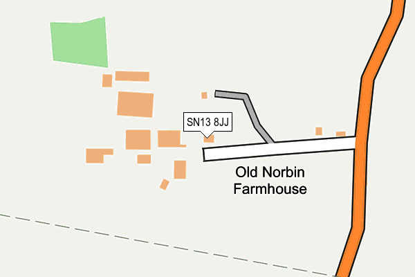 SN13 8JJ map - OS OpenMap – Local (Ordnance Survey) SN13 8JJ map - OS OpenMap – Local (Ordnance Survey)