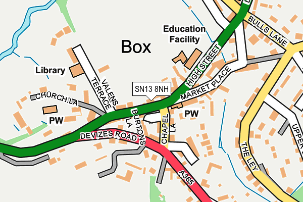 SN13 8NH map - OS OpenMap – Local (Ordnance Survey) SN13 8NH map - OS OpenMap – Local (Ordnance Survey)