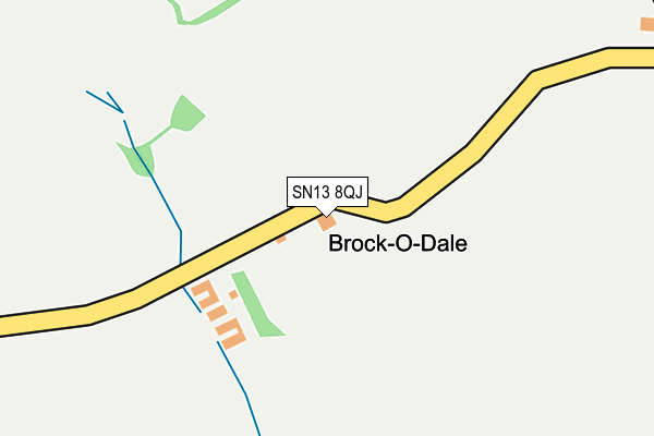 SN13 8QJ map - OS OpenMap – Local (Ordnance Survey) SN13 8QJ map - OS OpenMap – Local (Ordnance Survey)