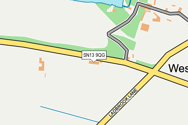SN13 9QG map - OS OpenMap – Local (Ordnance Survey) SN13 9QG map - OS OpenMap – Local (Ordnance Survey)