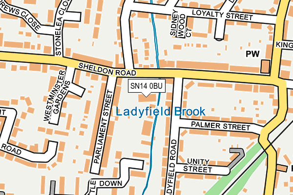 SN14 0BU map - OS OpenMap – Local (Ordnance Survey) SN14 0BU map - OS OpenMap – Local (Ordnance Survey)