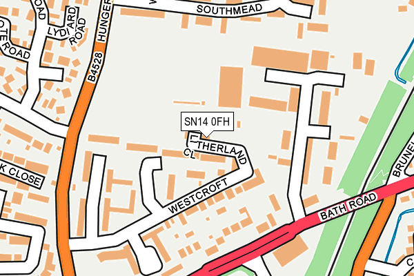 SN14 0FH map - OS OpenMap – Local (Ordnance Survey) SN14 0FH map - OS OpenMap – Local (Ordnance Survey)